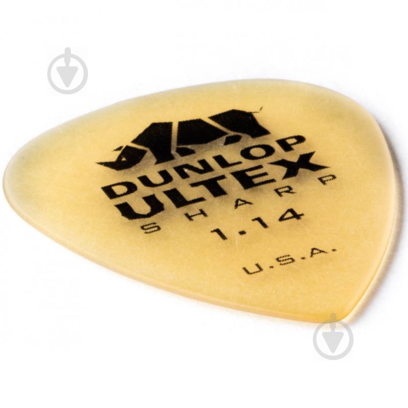 Медиатор Dunlop 4330 Ultex Sharp Guitar Pick 1.14 mm (1 шт.) - фото 2