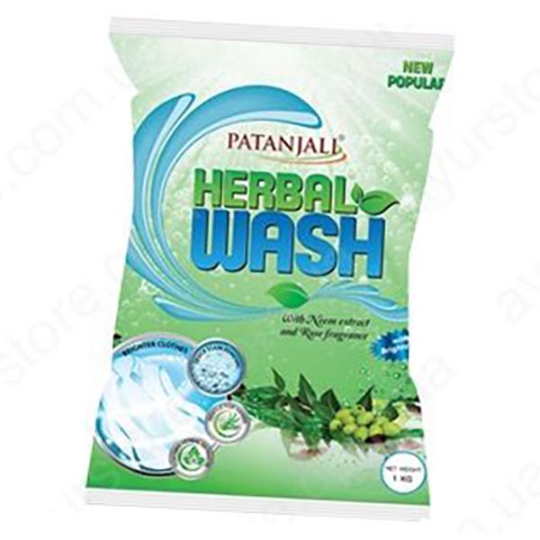 Стиральный порошок Patanjali Herbal Wash Detergent Powder Ним и Роза гипоаллергенный 1000 г (76635006)