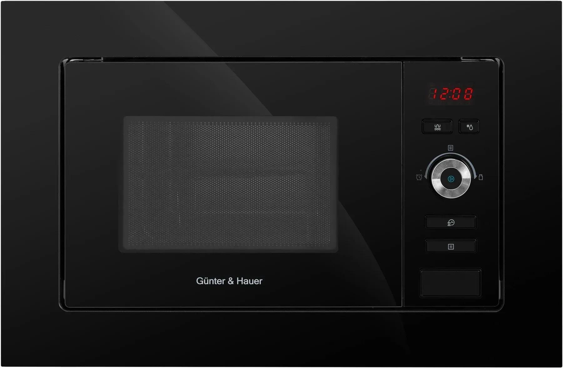 Микроволновая печь с грилем Gunter&Hauer EOK 20 BL Встроенная стильная мощная - фото 3