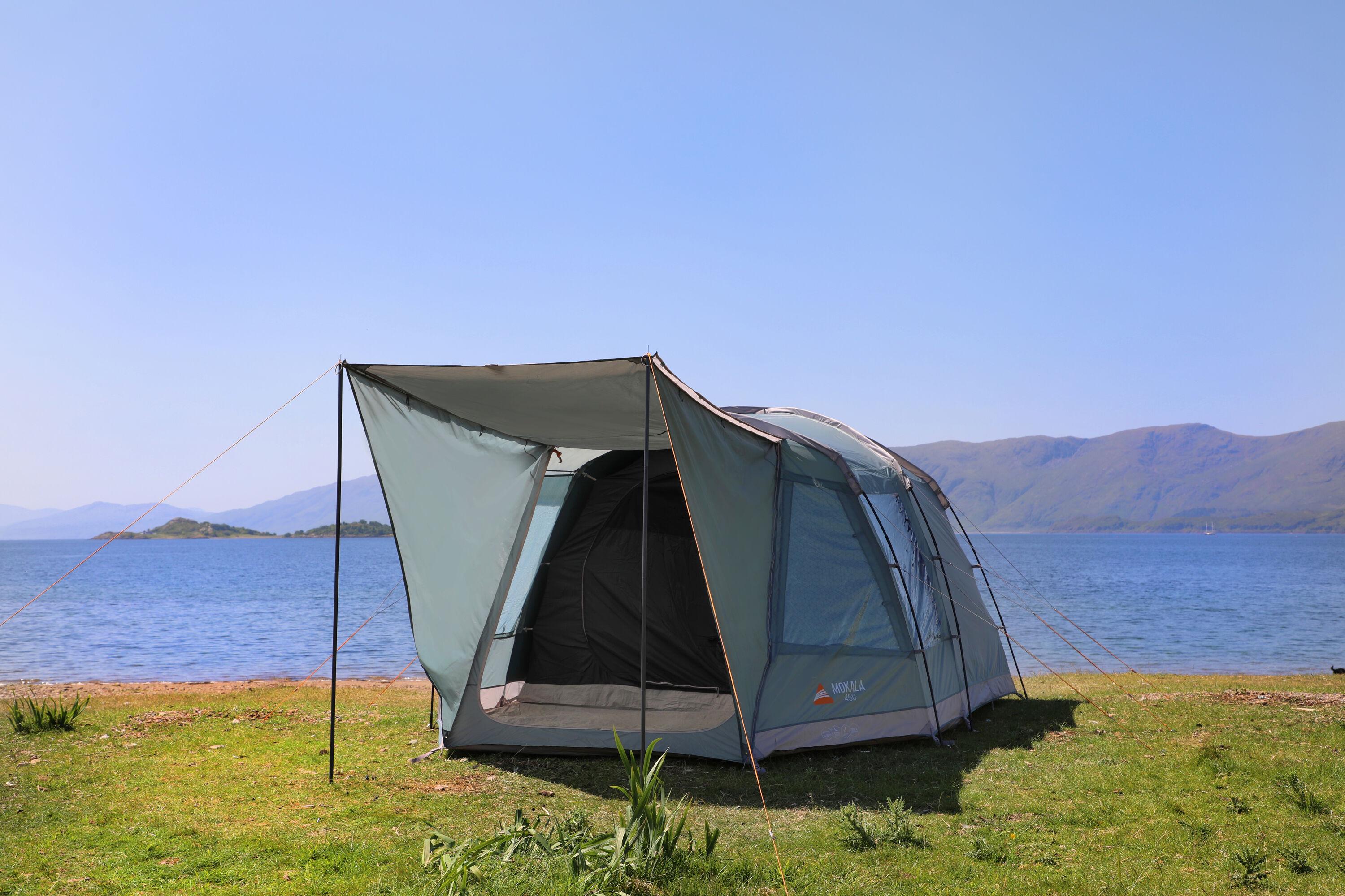 Палатка четырехместная Vango Mokala 450 Mineral Green (TETMOKALA000001) - фото 6