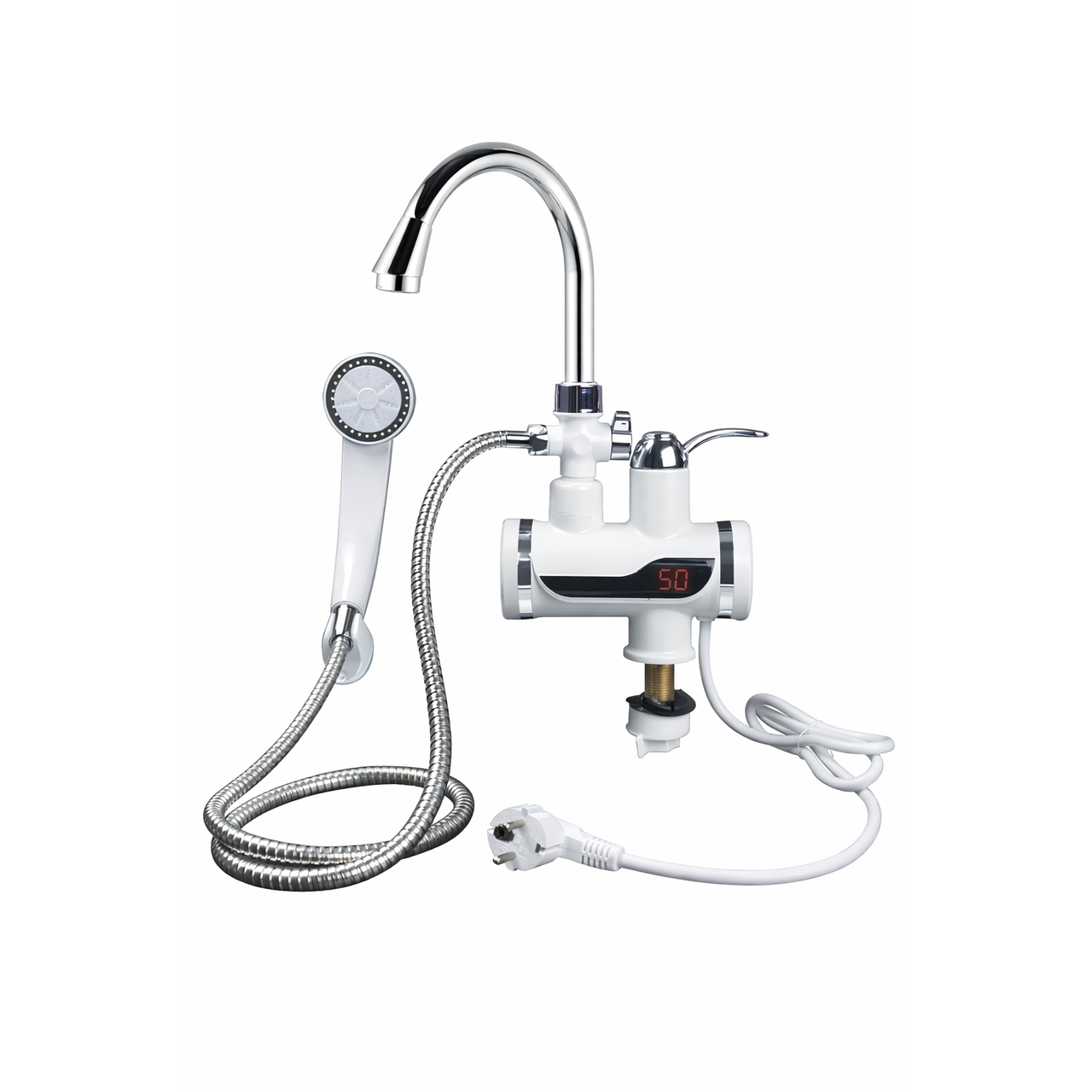 Проточний Бойлер електричний з душем і екраном Проточний Бойлер електричний з душем і екраном