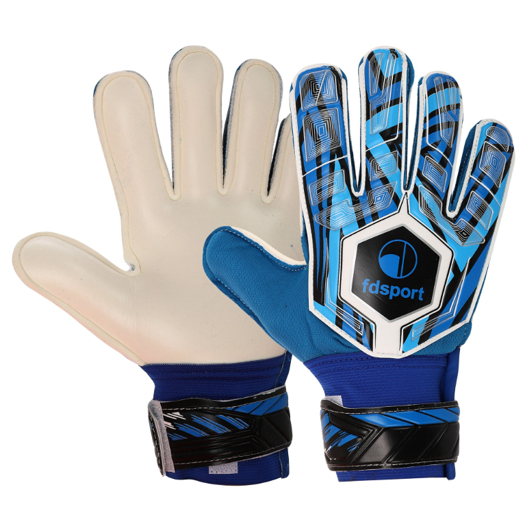 Рукавички воротарські дитячі FDSPORT із захистом пальців (917_Синій-срібний_8) Рукавички воротарські дитячі FDSPORT із захистом пальців (917_Синій-срібний_8)