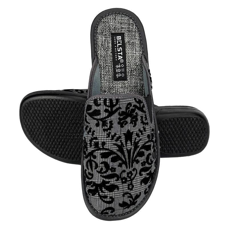 Тапочки комнатные БЕЛСТА женские 128-1 p. 39 24,5-25 см Черный