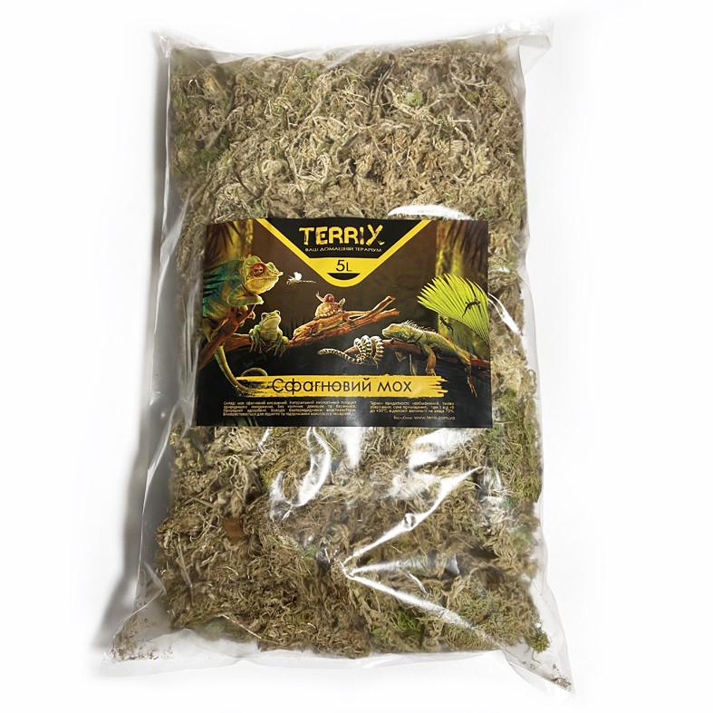 Мох Сфагнум для террариума Terrix 5 л Мох Сфагнум для террариума Terrix 5 л