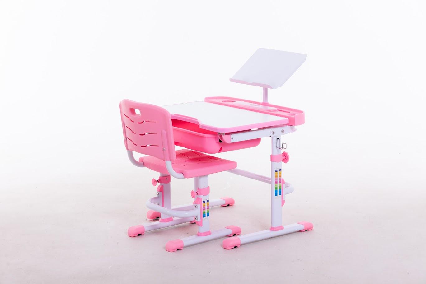 Комплект мебели Sector DS70-H PINK парта/стул (KS034) - фото 1 Комплект мебели Sector DS70-H PINK парта/стул (KS034) - фото 1