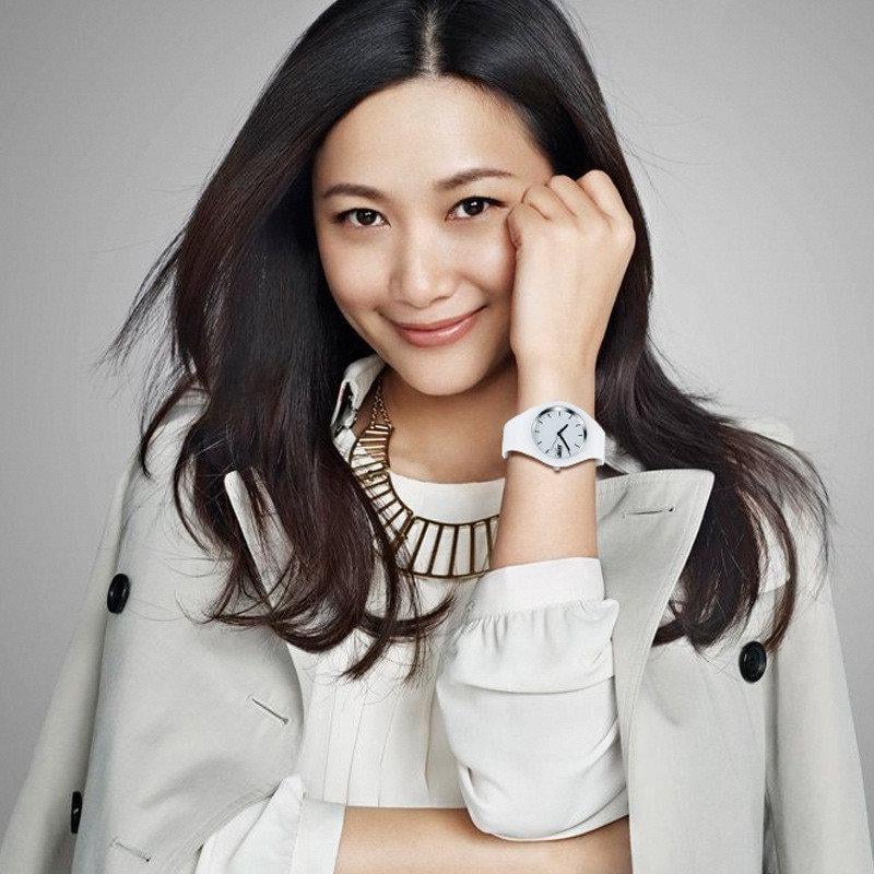 Наручные часы женские Skmei 9068 rubber Белый - фото 3