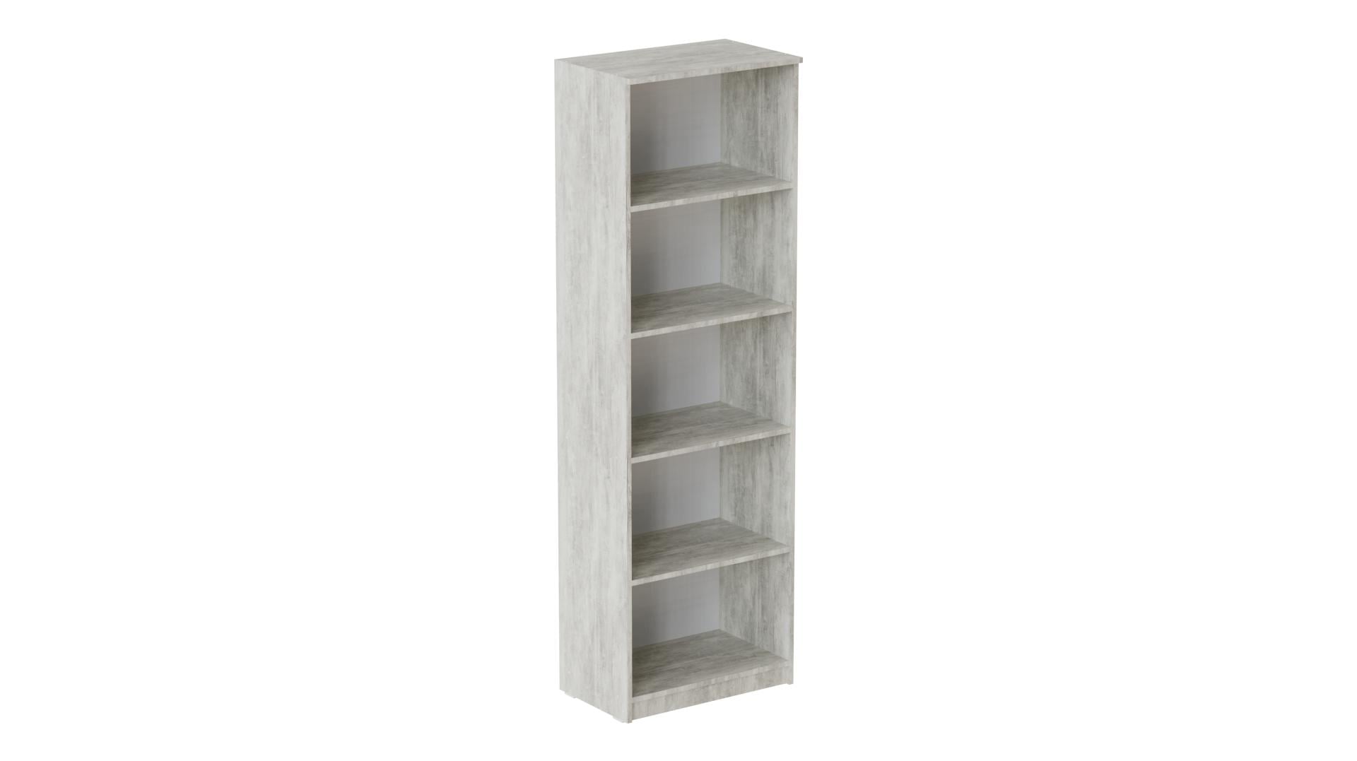 Шкаф Ferrum-decor Анжело на 5 полок ДСП 16 мм 1900x600x380 мм Бетон (FRD-104976)