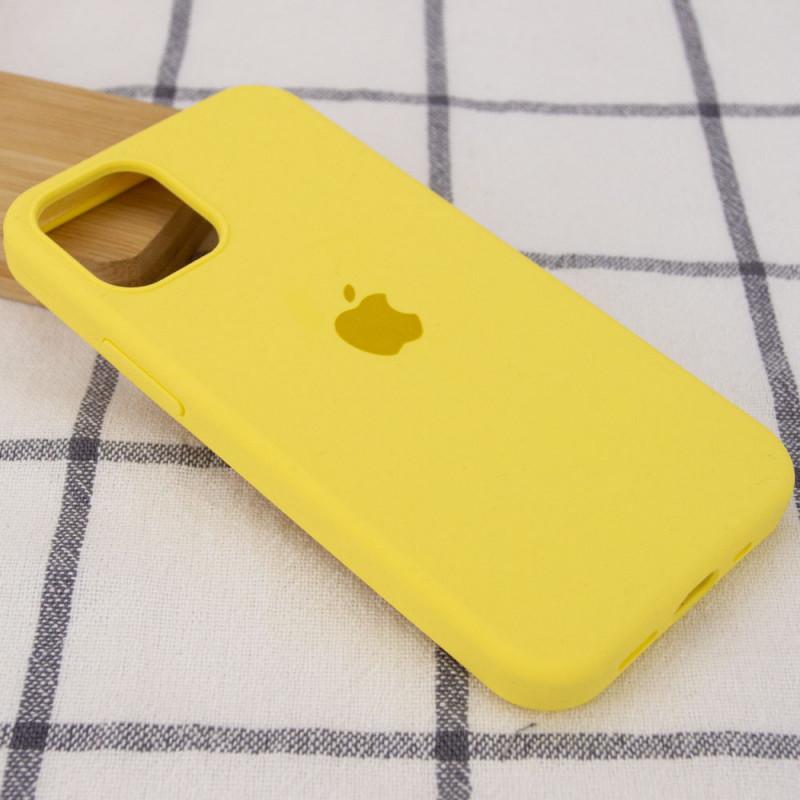 Противоударный чехол Silicone Case Full Protective AA для Apple iPhone 13 mini 5.4" Желтый/Yellow - фото 2