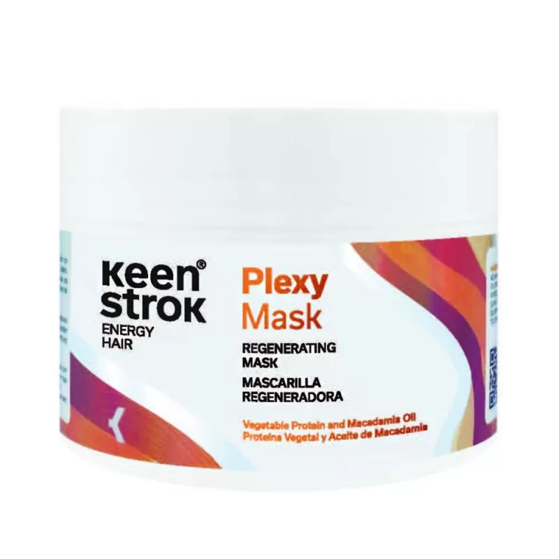 Маска для реконструкції волосся Keen Strok Plexy Mask зі зміцнюючими волокнами 300 мл (22288712)