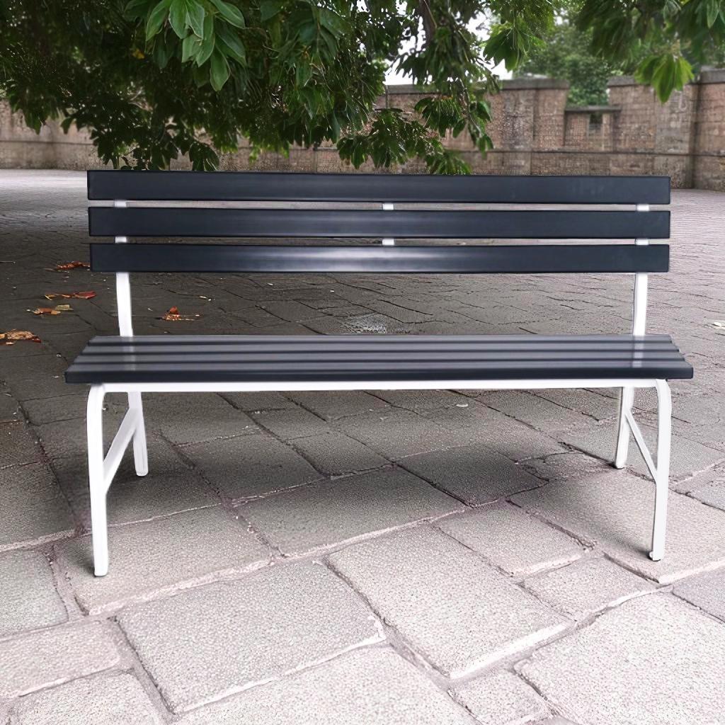 Лавка пластикова ТОБІ ШО для дачі/саду та парку 1504х822х707 мм Графітово-Білий - фото 5 Лавка пластикова ТОБІ ШО для дачі/саду та парку 1504х822х707 мм Графітово-Білий - фото 5