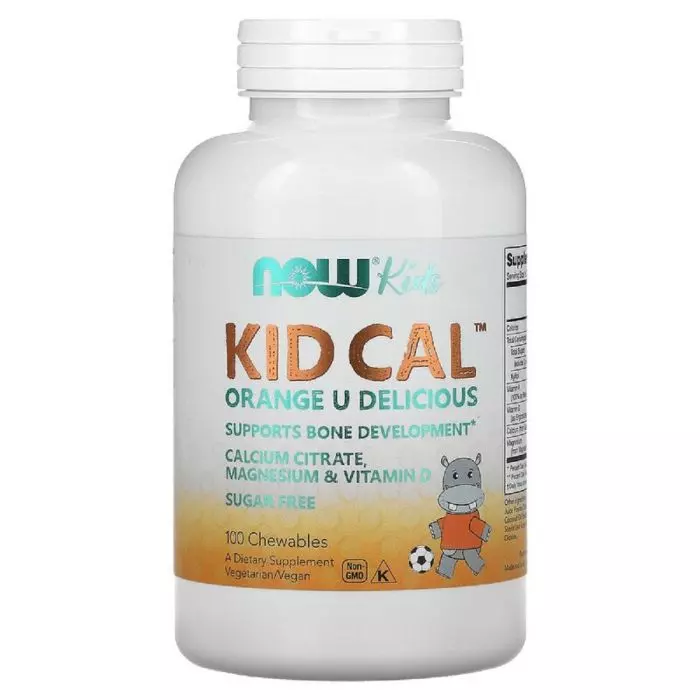 Витамин D/кальций/магний Now Foods Kid Cal Chewables 100 таб. (NF1233)