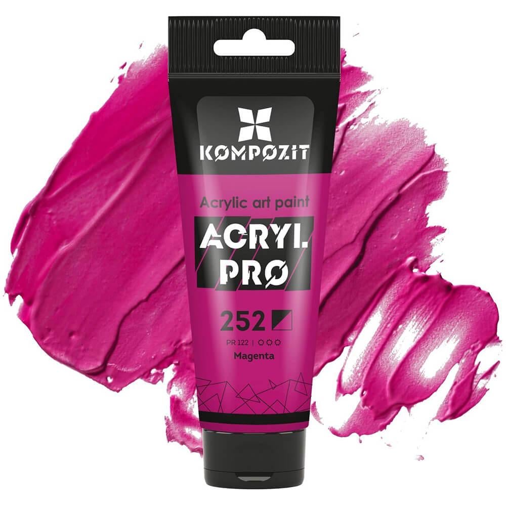 Акрилова фарба ART Kompozit 252 75 мл Маджента (59252)