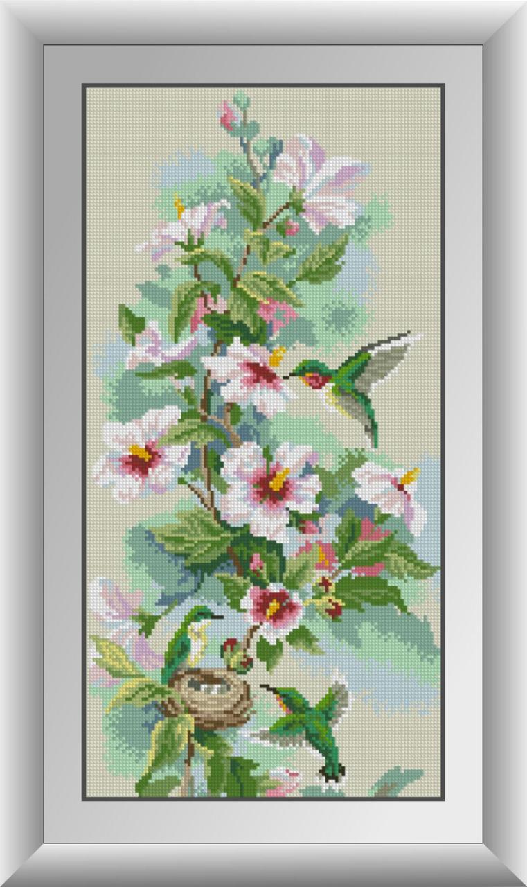 Алмазная мозаика Dream Art Колибри 27x54 см (DA.30405)