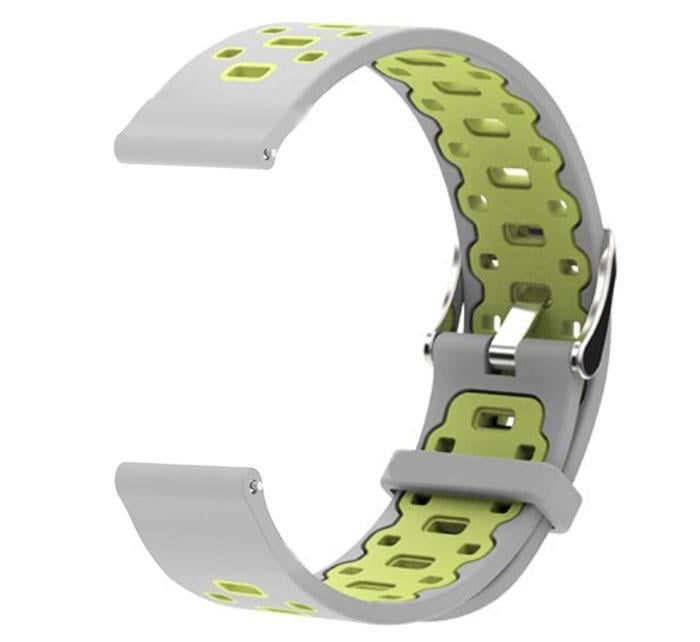 Спортивный ремешок Primo Perfor Classic для часов Motorola Moto 360 2nd gen 42 мм Grey/Green (1013981233)