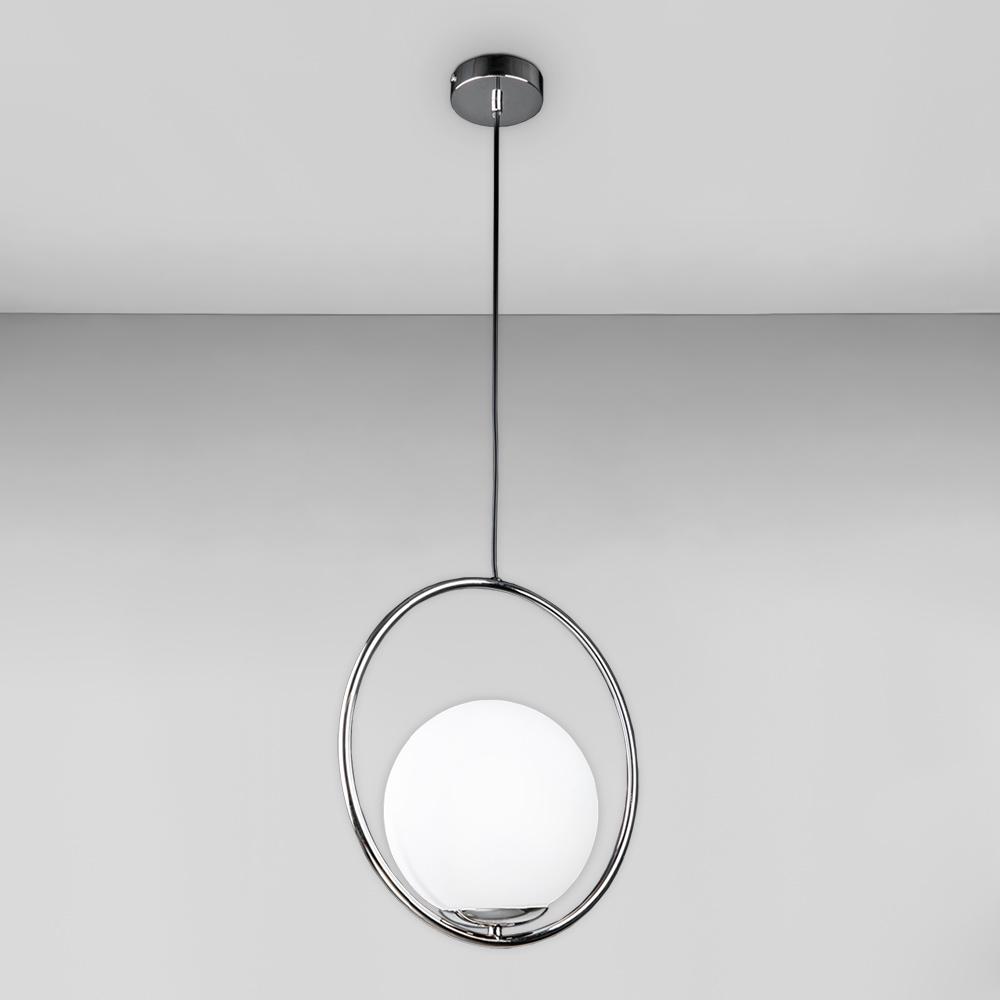 Люстра підвісна Light House DL-18555/1 Білий/Хром Люстра підвісна Light House DL-18555/1 Білий/Хром