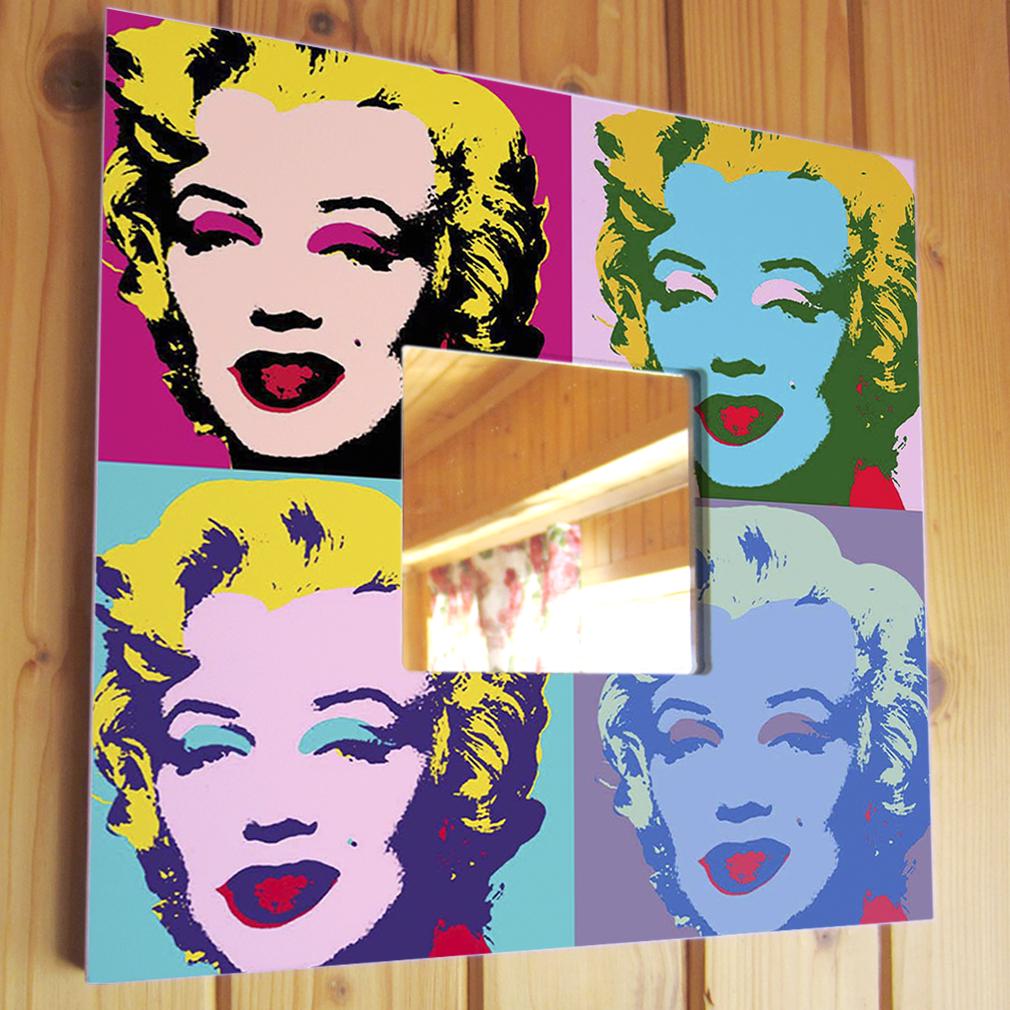 Зеркало декоративное Мэрилин Монро 260х260 мм (M03016)