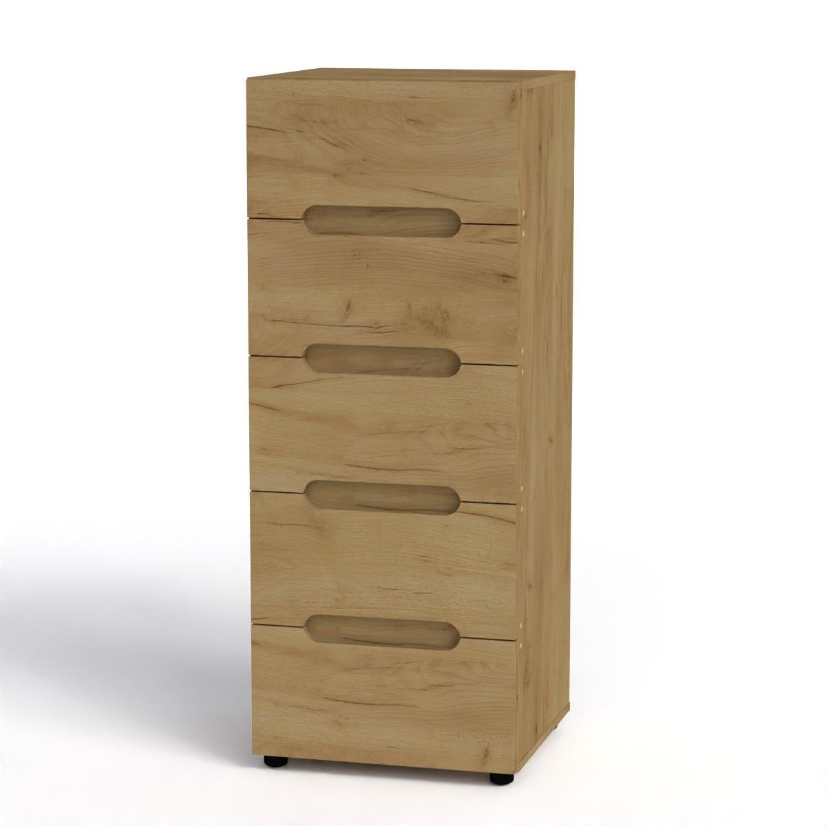 Комод Компаніт Стіль-8 50х46,4х126,7 см Дуб крафт золотий (25398986)