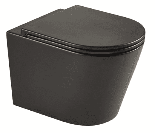 Унітаз підвісний MIXXUS Premium Bevel-0301-R система змиву RIMLESS MP6471 515x355x365 мм Black (2384875437)