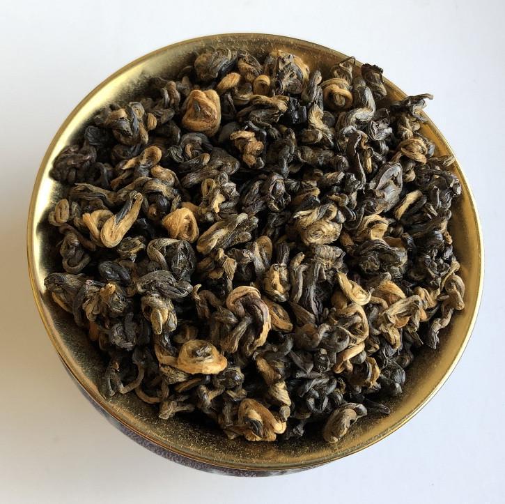 Чай чорний Дян Хун Чжен Ло Золотий равлик елітний 100 г