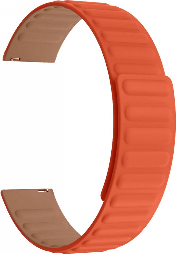 Ремешок Magneter для Xiaomi Mi Watch 22 мм Orange (26650-2C) - фото 2 Ремешок Magneter для Xiaomi Mi Watch 22 мм Orange (26650-2C) - фото 2