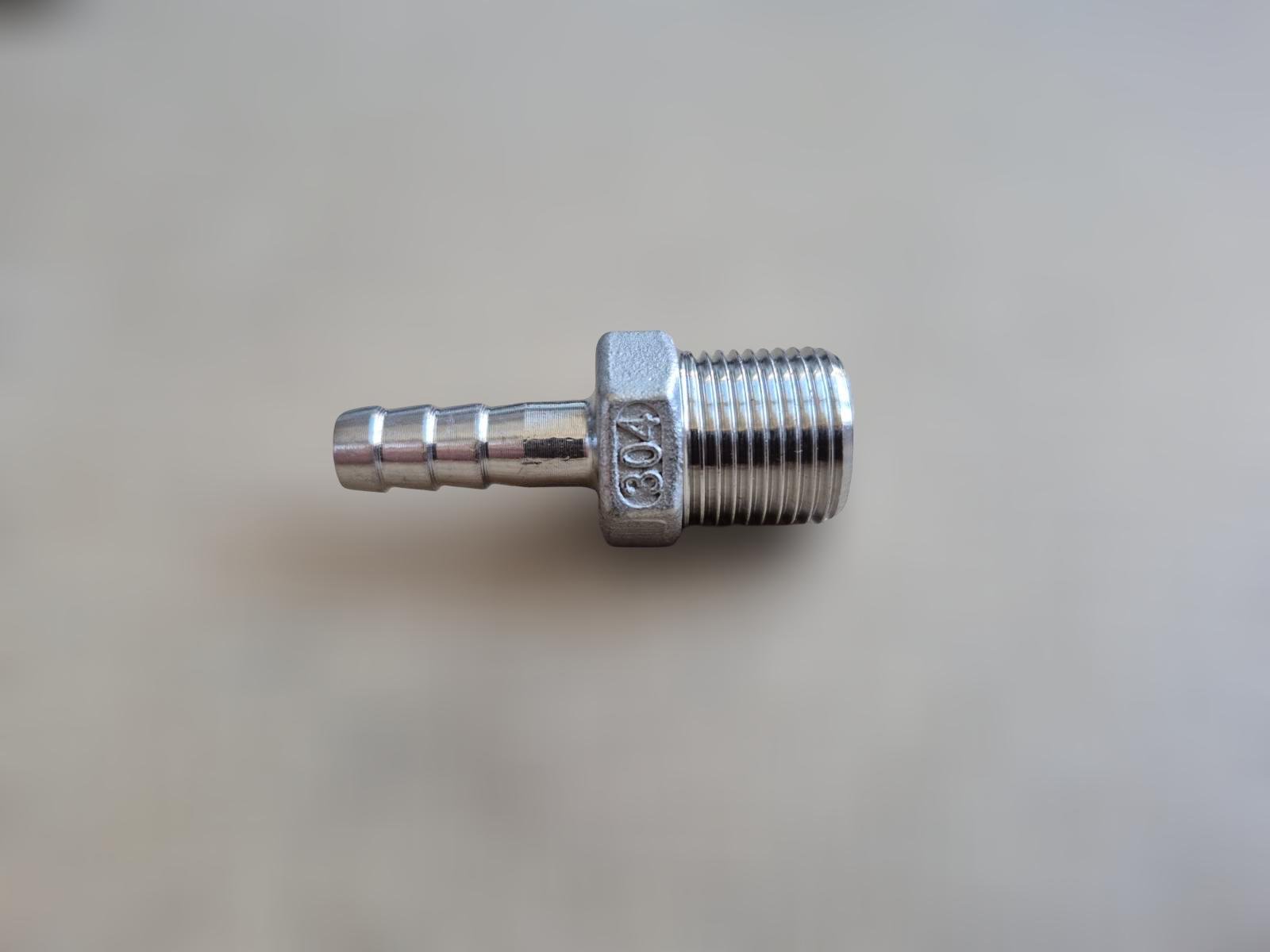 Штуцер шланговий різьбовий DN10 AISI304 BSPP Class-150 ялинка н/ж сталь 8 мм 3/8" (29203126) - фото 9 Штуцер шланговий різьбовий DN10 AISI304 BSPP Class-150 ялинка н/ж сталь 8 мм 3/8" (29203126) - фото 9