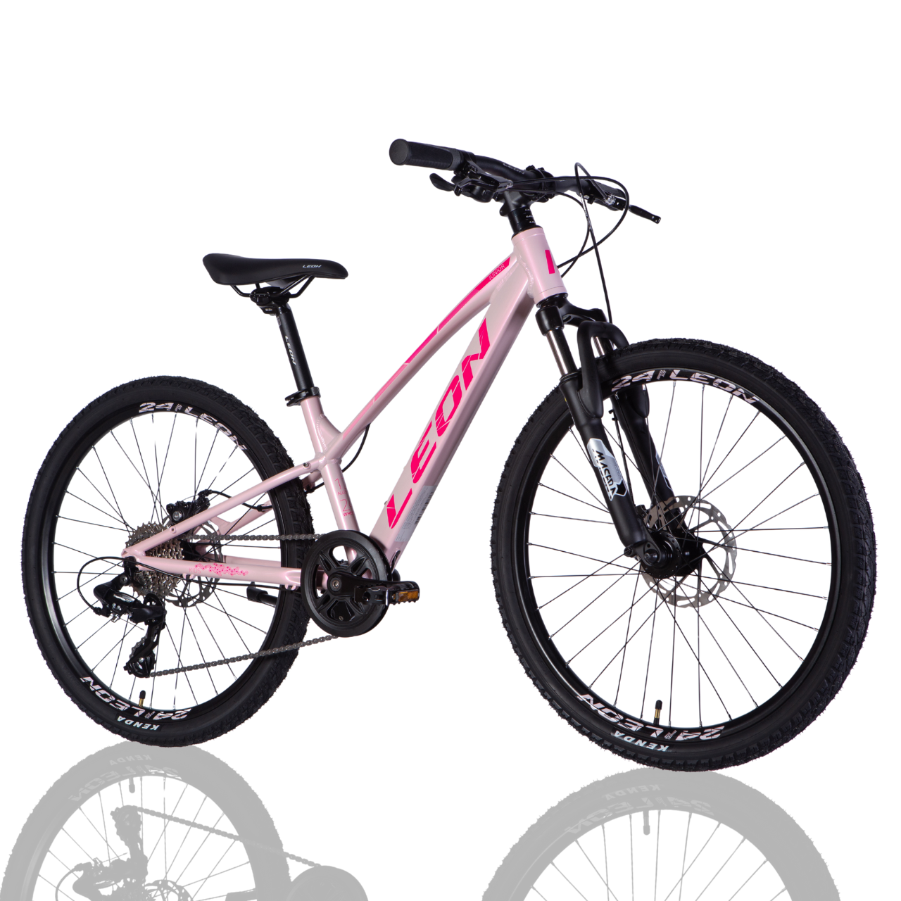 Велосипед подростковый Leon SUPER JUNIOR DD CS AL 24" 12" 2025 Розовый/Малиновый - фото 1 Велосипед подростковый Leon SUPER JUNIOR DD CS AL 24" 12" 2025 Розовый/Малиновый - фото 1