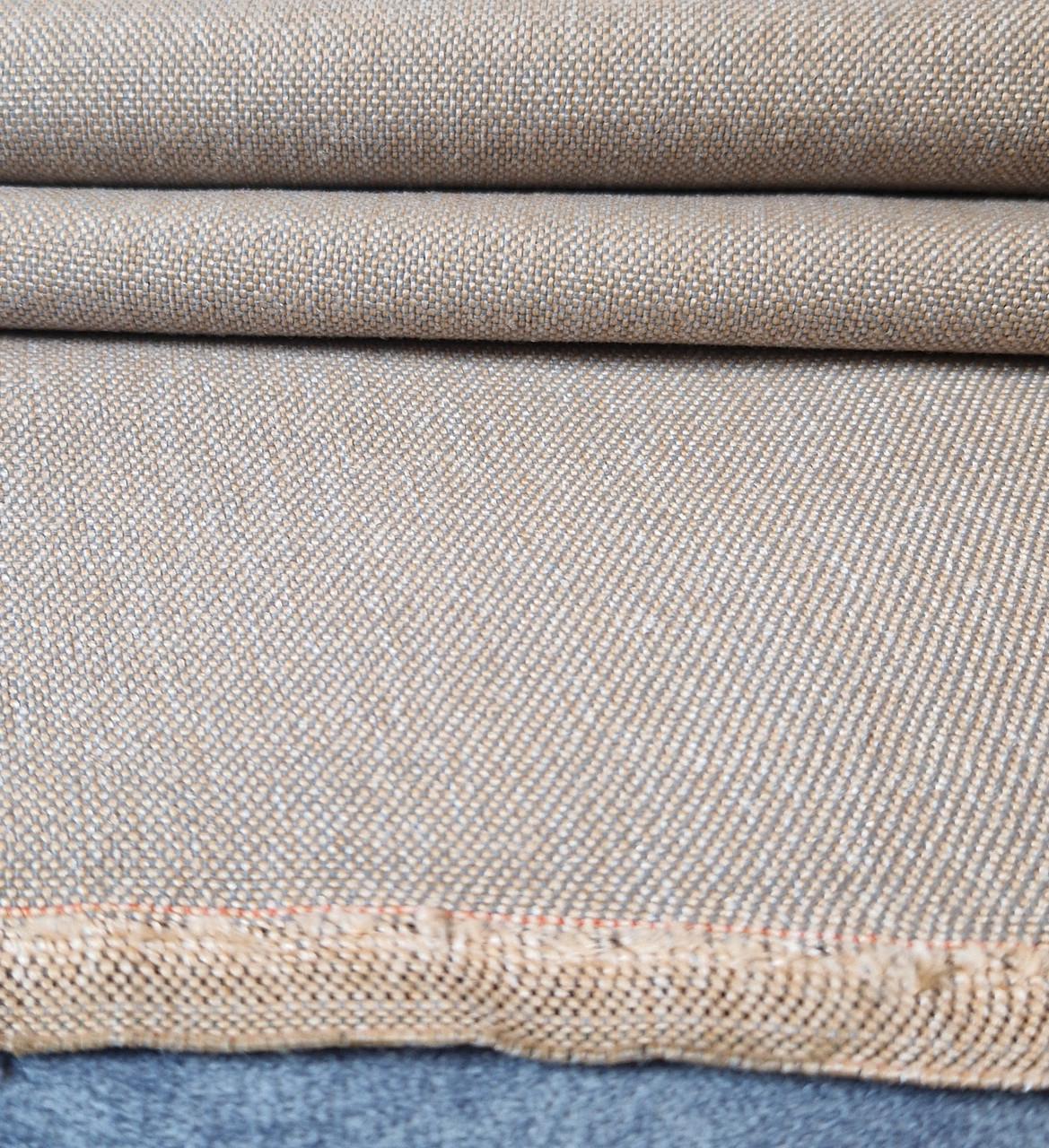 Ткань мебельная Meveric рогожка 150 см Бежевый (27882984) - фото 2