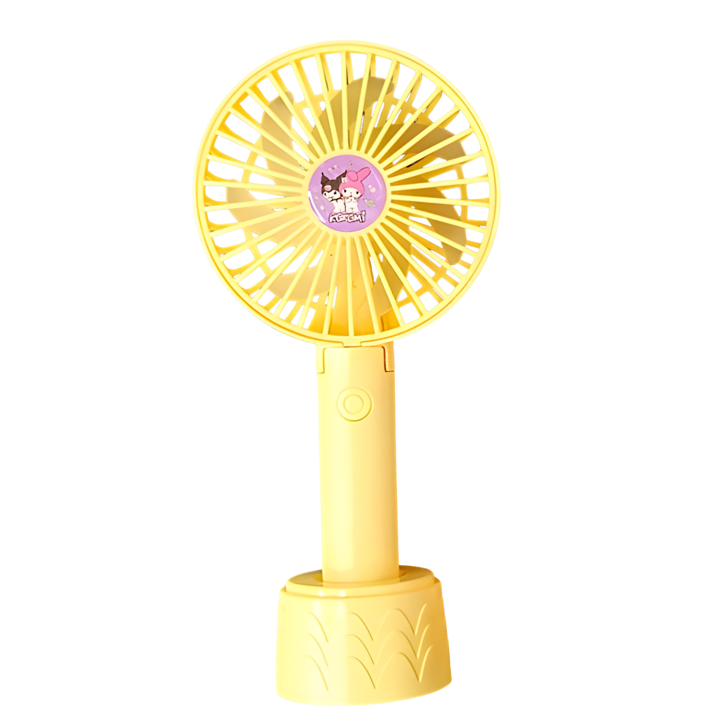 Дитячий вентилятор Куромі і Мелоді Жовтий (2628-12)