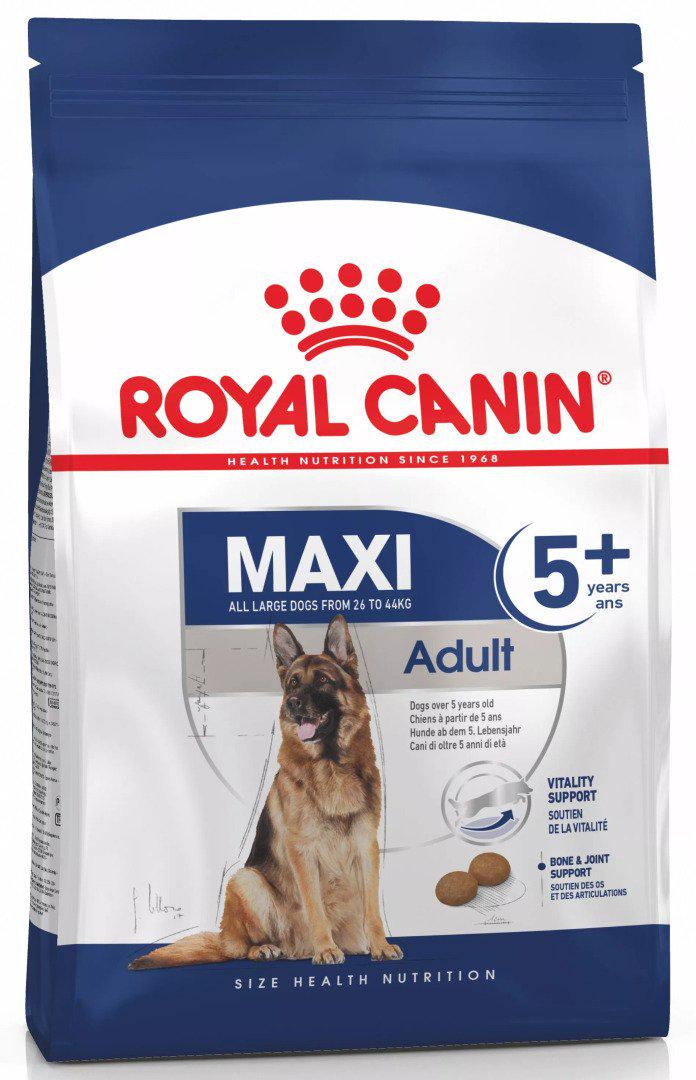 Корм сухий для собак великих порід Royal Canin Maxi Adult 5+ 15 кг (3182550402316)