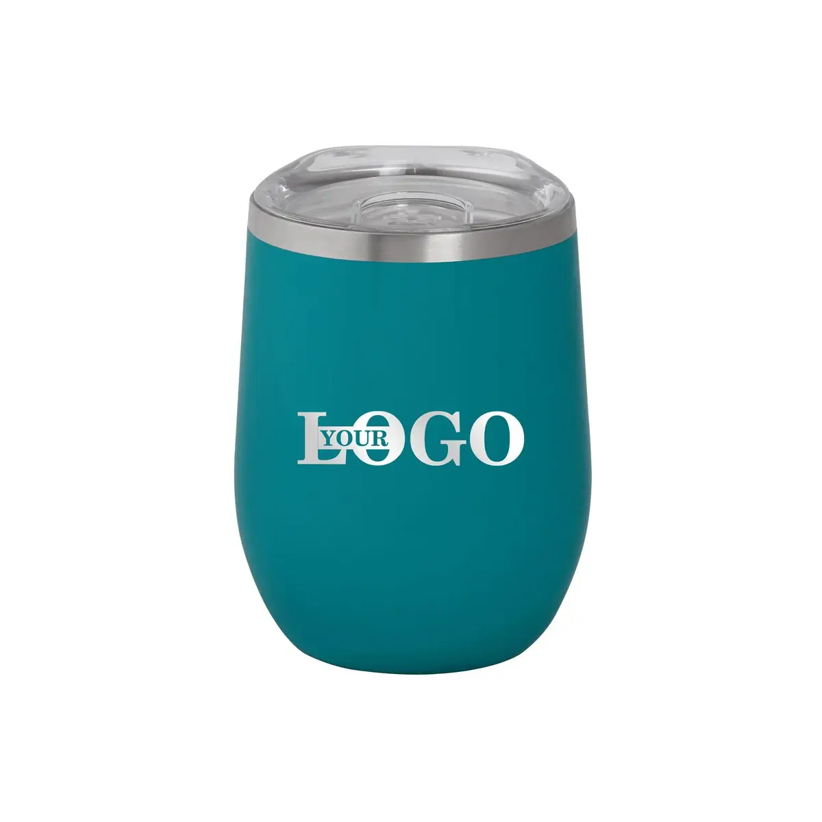 Термочашка с логотипом 350 мл Голубой (8-6-5119262)