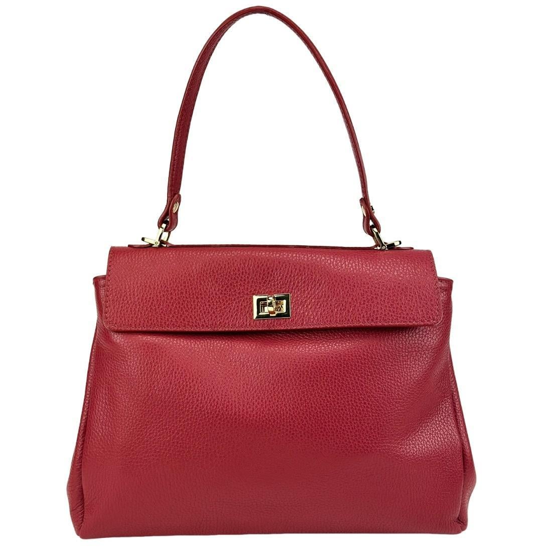 Женская сумка классическая кожаная Firenze Italy F-IT-777R Красный (2656558747)