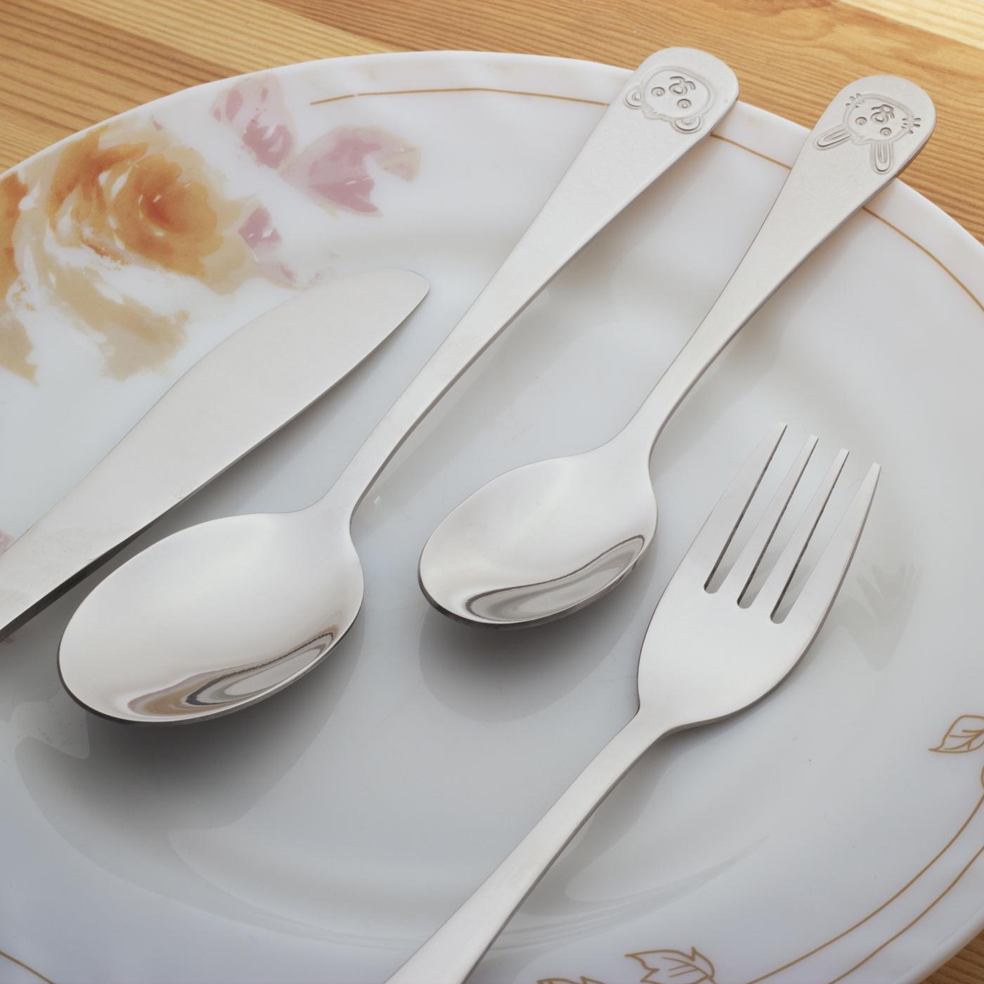 Набор детских столовых приборов Kamille из нержавеющей стали 4 пр. (5336) - фото 6