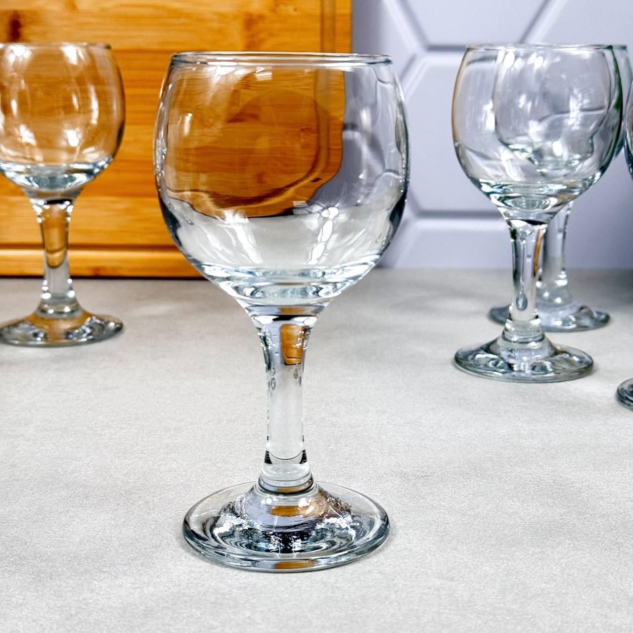 Бокалы для вина стеклянные Pasabahce Siena 225 мл 6 шт.