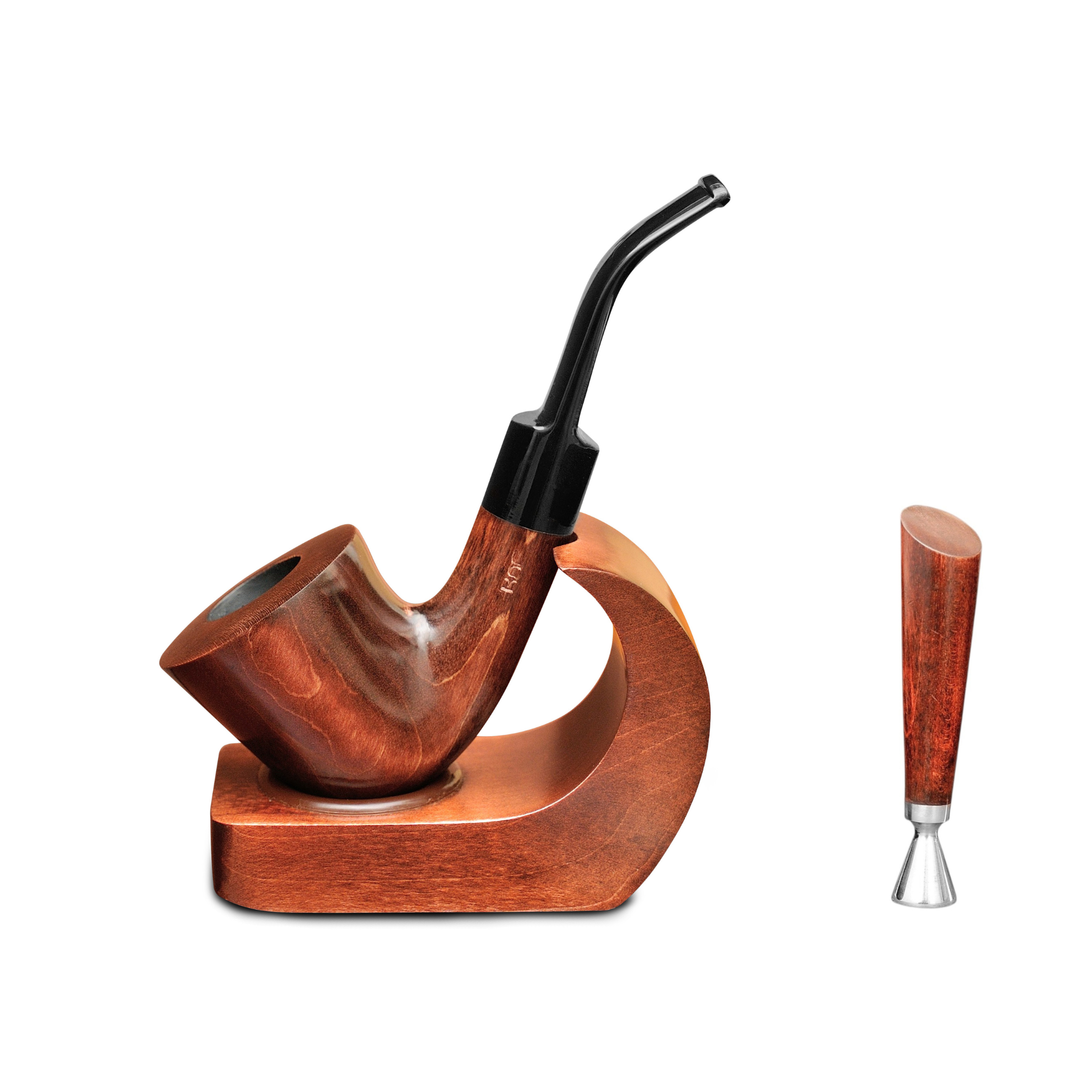 Курильна трубка KAFpipe Bent Dublin KAF2 №203 Груша з підставкою/тампером