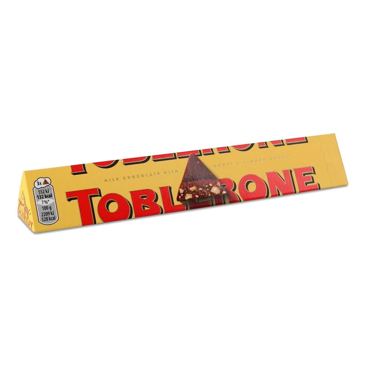 Шоколад Toblerone Milk Chocolate Bar с нугой из меда и миндаля 100 г (2847392410)