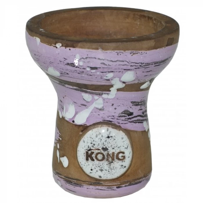 Чаша для кальяна Kong Turkish Boy Glaze Space Purple
