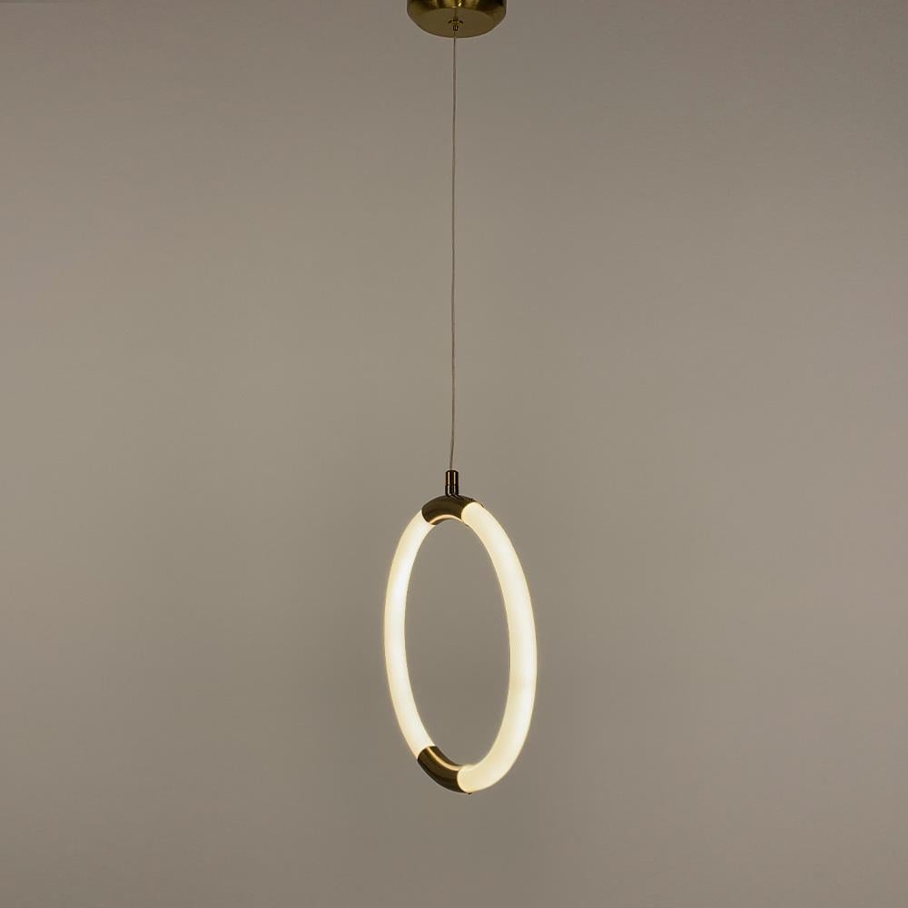 Подвес Line.F Mj 60/1 круг с гибкой LED лентой Латунный (2282_3586)