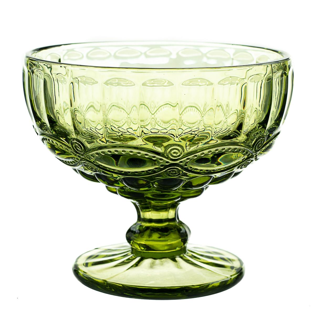 Набор стеклянных креманок Lefard Изумруд 300 мл 6 шт. (8428-032) - фото 2 Набор стеклянных креманок Lefard Изумруд 300 мл 6 шт. (8428-032) - фото 2