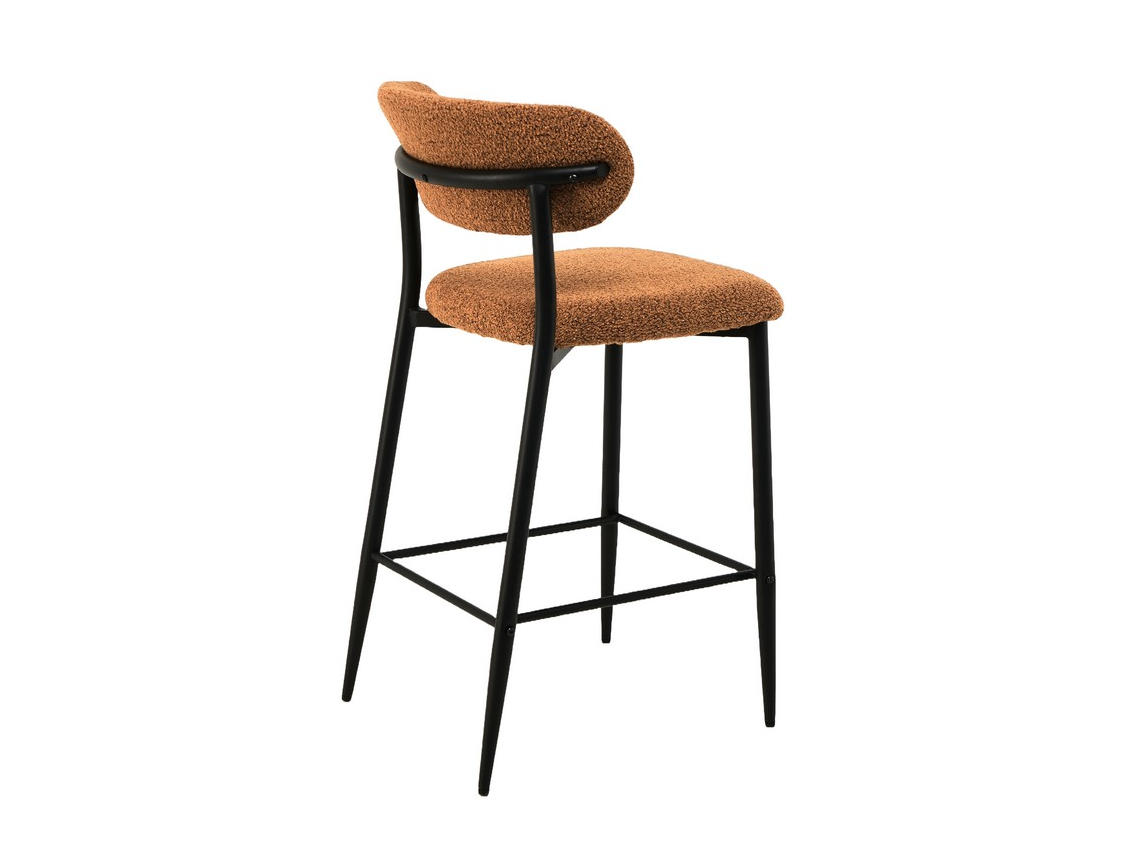 Напівбарний стілець Vetro Mebel В-160 Гірчичний/Чорний (29850547) - фото 3 Напівбарний стілець Vetro Mebel В-160 Гірчичний/Чорний (29850547) - фото 3