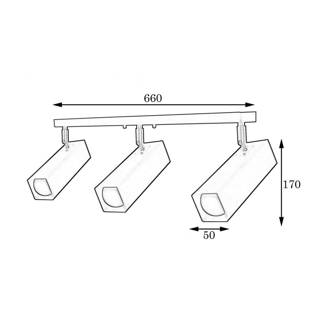Светильник потолочный MSK Electric Verona с поворотными плафонами под лампу Е27 Черный (SQ 1750-3) - фото 4 Светильник потолочный MSK Electric Verona с поворотными плафонами под лампу Е27 Черный (SQ 1750-3) - фото 4
