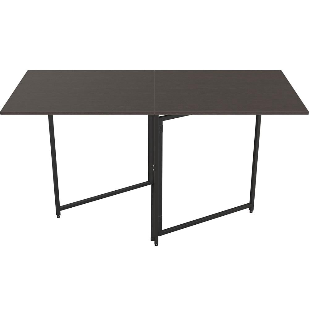 Стіл-книжка трансформер Ferrum-decor Панама метал/ДСП 16 мм 75x148x68 см Чорний/Венге Магія (FRD-106827) - фото 1 Стіл-книжка трансформер Ferrum-decor Панама метал/ДСП 16 мм 75x148x68 см Чорний/Венге Магія (FRD-106827) - фото 1