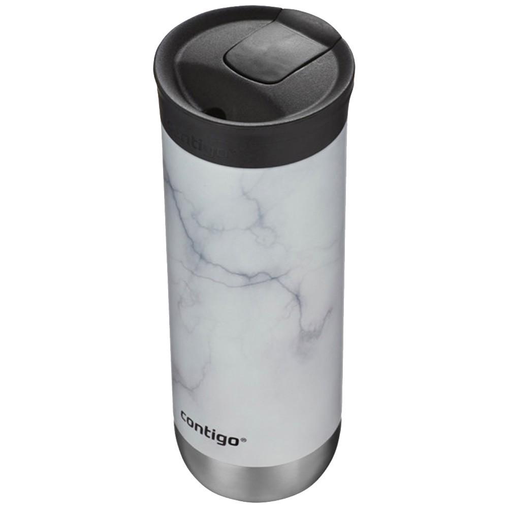 Термокружка Contigo Huron New Couture Snapseal 591 мл White Marble (1075-2133554)
