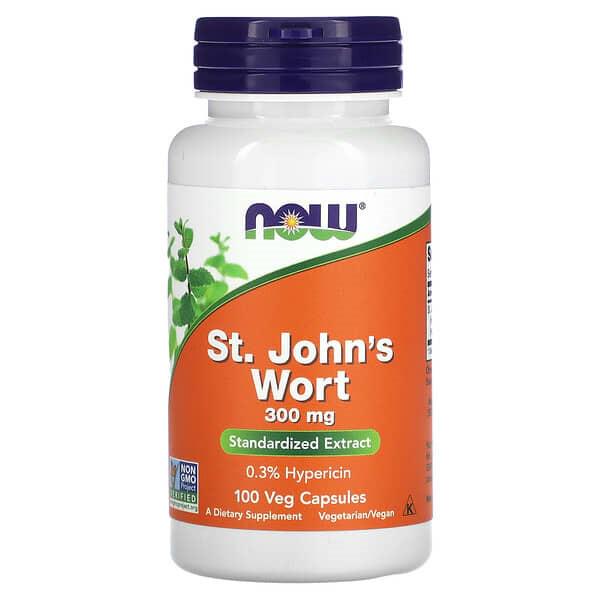 Звіробій Now Foods St. John's Wort 300 мг 100 кап. (1416)