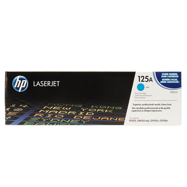 Картридж HP 125A для принтера LJ CM1312/CM1312nfi/CP1210/CP1215/CP1510/CP1515n Cyan (CB541A)