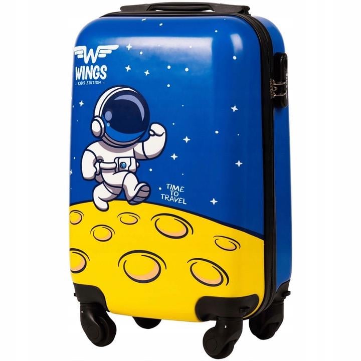Валіза дорожня Wings KD01 S 55 л Синій (21321547)