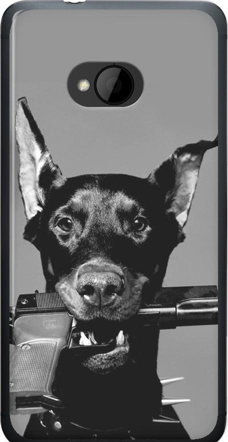 Чехол на HTC One M7 Доберман (2745u-36-42517)