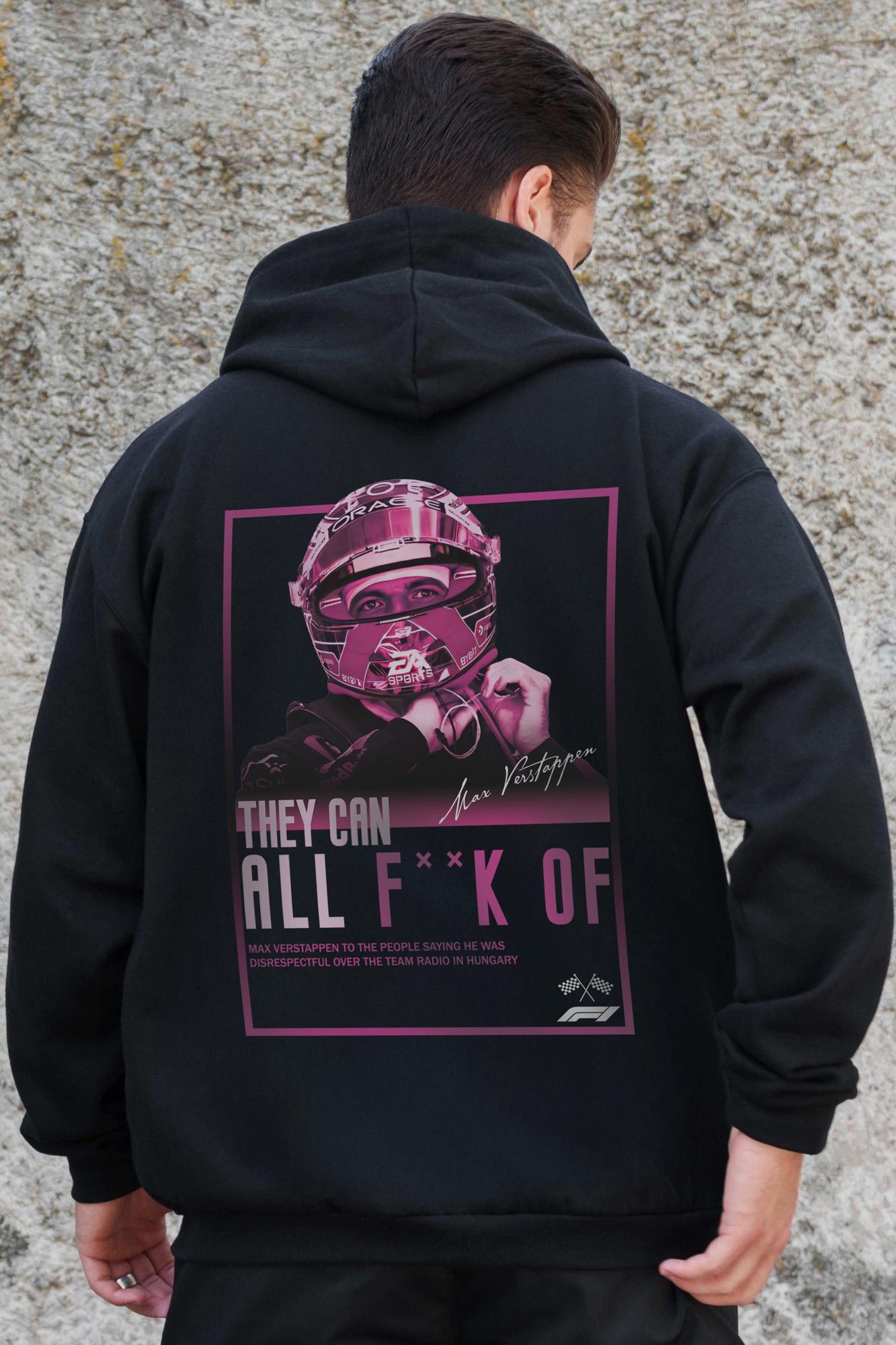 Худи-зип с принтом Without Verstappen  Kane L/XL Black (L/XL8055876)