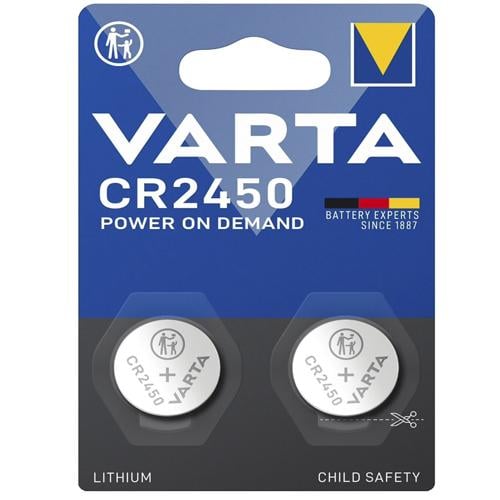 Батарейка Varta CR2450 3B Lithium 2 шт. Батарейка Varta CR2450 3B Lithium 2 шт.