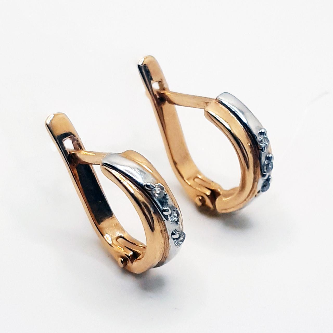 Серьги золото 585° 2,95 г (с121)