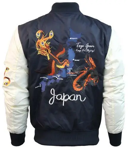 Бомбер Top Gun The Flying Legend Bomber Jacket XL Navy (TGJ1634NXL) - фото 2